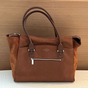 Smythson of Bond St. Leather Bag Large